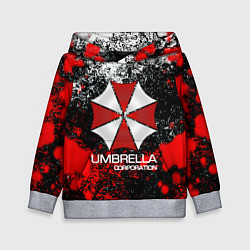 Толстовка-худи детская UMBRELLA CORP, цвет: 3D-меланж