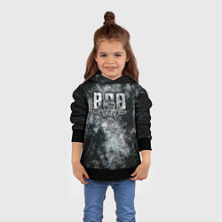Толстовка-худи детская ВДВ, цвет: 3D-черный — фото 2