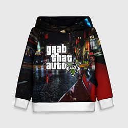 Толстовка-худи детская Grand Theft Auto V, цвет: 3D-белый