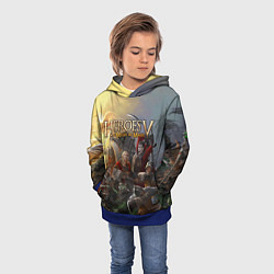 Толстовка-худи детская Heroes of Might and Magic, цвет: 3D-синий — фото 2