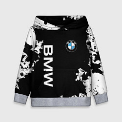 Толстовка-худи детская BMW, цвет: 3D-меланж