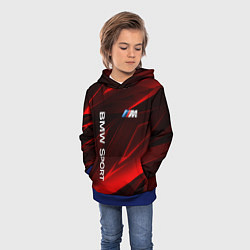 Толстовка-худи детская BMW БМВ Z, цвет: 3D-синий — фото 2