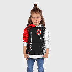 Толстовка-худи детская UMBRELLA CORPORATION, цвет: 3D-белый — фото 2