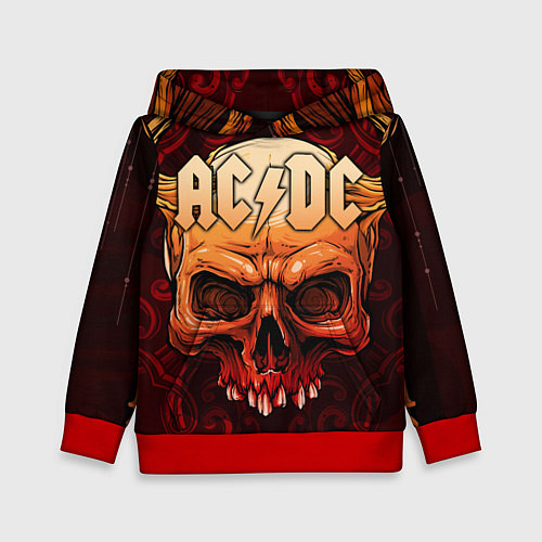 Детская толстовка ACDC / 3D-Красный – фото 1