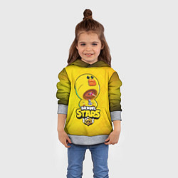 Толстовка-худи детская Brawl Stars SALLY LEON, цвет: 3D-меланж — фото 2
