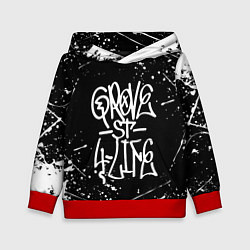 Толстовка-худи детская GROVE STREET GTA, цвет: 3D-красный