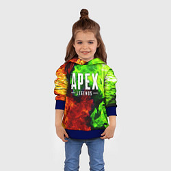 Толстовка-худи детская APEX LEGENDS, цвет: 3D-синий — фото 2
