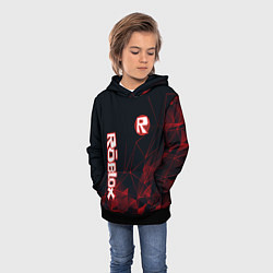 Толстовка-худи детская ROBLOX, цвет: 3D-черный — фото 2