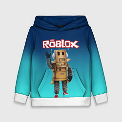 Толстовка-худи детская ROBLOX, цвет: 3D-белый