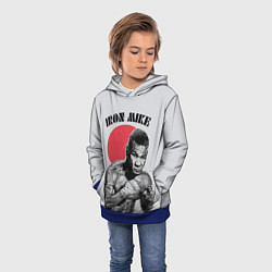 Толстовка-худи детская Iron Mike, цвет: 3D-синий — фото 2