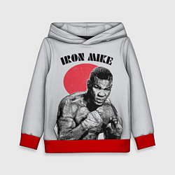 Толстовка-худи детская Iron Mike, цвет: 3D-красный