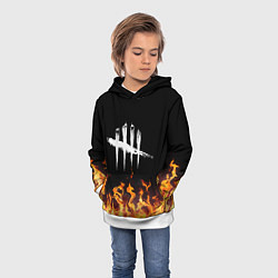 Толстовка-худи детская DEAD BY DAYLIGHT, цвет: 3D-белый — фото 2