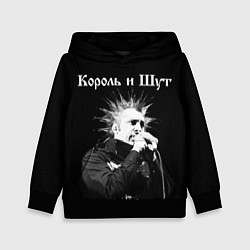 Толстовка-худи детская Король и Шут Анархия спина, цвет: 3D-черный