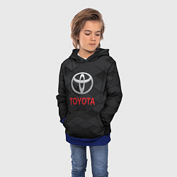 Толстовка-худи детская TOYOTA, цвет: 3D-синий — фото 2