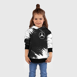 Толстовка-худи детская MERCEDES, цвет: 3D-черный — фото 2