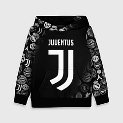 Толстовка-худи детская JUVENTUS, цвет: 3D-черный