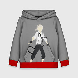 Толстовка-худи детская Atsushi Nakajima, цвет: 3D-красный