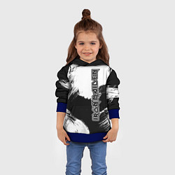 Толстовка-худи детская Iron Maiden, цвет: 3D-синий — фото 2
