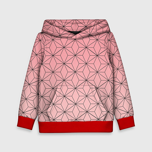 Детская толстовка NEZUKO KAMADO / 3D-Красный – фото 1