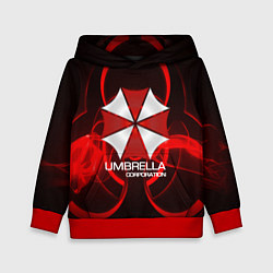 Толстовка-худи детская Umbrella Corp, цвет: 3D-красный