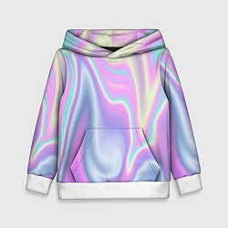 Толстовка-худи детская Vaporwave, цвет: 3D-белый