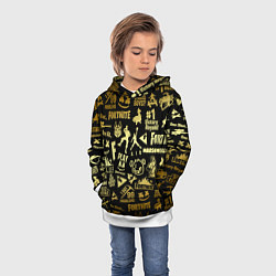 Толстовка-худи детская FORTNITE, цвет: 3D-белый — фото 2