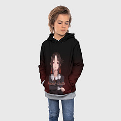 Толстовка-худи детская Kaguya - How cute, цвет: 3D-меланж — фото 2