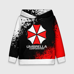 Толстовка-худи детская RESIDENT EVIL UMBRELLA, цвет: 3D-белый