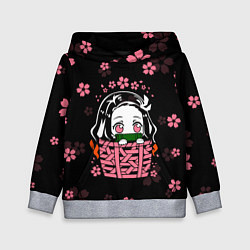 Толстовка-худи детская KIMETSU NO YAIBA, цвет: 3D-меланж