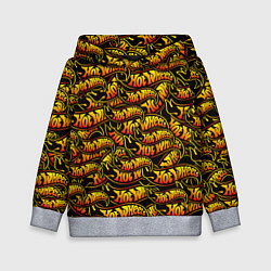 Толстовка-худи детская Hot Wheels, цвет: 3D-меланж