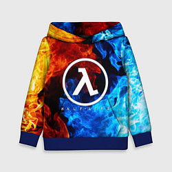 Толстовка-худи детская HALF-LIFE, цвет: 3D-синий