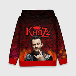 Толстовка-худи детская Князь, цвет: 3D-красный