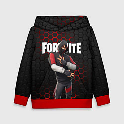 Толстовка-худи детская FORTNITE IKONIK, цвет: 3D-красный