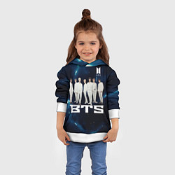 Толстовка-худи детская BTS, цвет: 3D-белый — фото 2