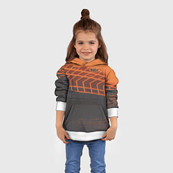 Толстовка-худи детская Need for Speed, цвет: 3D-белый — фото 2