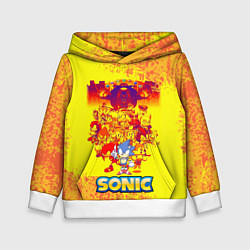 Толстовка-худи детская Sonik, цвет: 3D-белый
