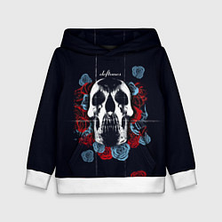Толстовка-худи детская Deftones Rose, цвет: 3D-белый