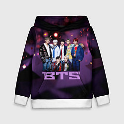 Толстовка-худи детская BTS, цвет: 3D-белый