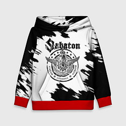 Толстовка-худи детская Sabaton, цвет: 3D-красный