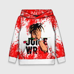 Толстовка-худи детская Juice WRLD, цвет: 3D-белый