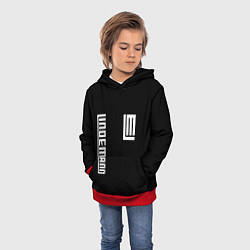 Толстовка-худи детская LINDEMANN, цвет: 3D-красный — фото 2