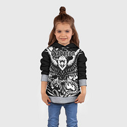 Толстовка-худи детская SABATON, цвет: 3D-меланж — фото 2