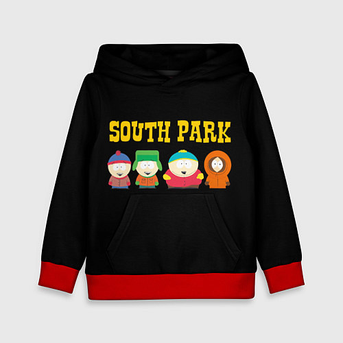 Детская толстовка South Park / 3D-Красный – фото 1