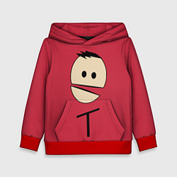 Толстовка-худи детская South Park Терренс Косплей, цвет: 3D-красный
