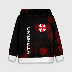 Толстовка-худи детская UMBRELLA CORP, цвет: 3D-белый