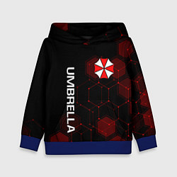 Толстовка-худи детская UMBRELLA CORP, цвет: 3D-синий