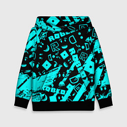 Толстовка-худи детская Roblox, цвет: 3D-черный