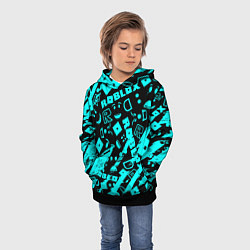 Толстовка-худи детская Roblox, цвет: 3D-черный — фото 2