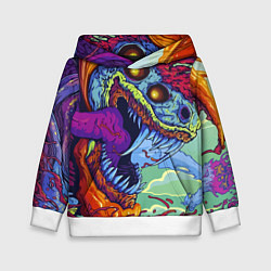 Толстовка-худи детская HYPERBEAST, цвет: 3D-белый