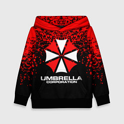 Толстовка-худи детская Umbrella Corporation, цвет: 3D-черный